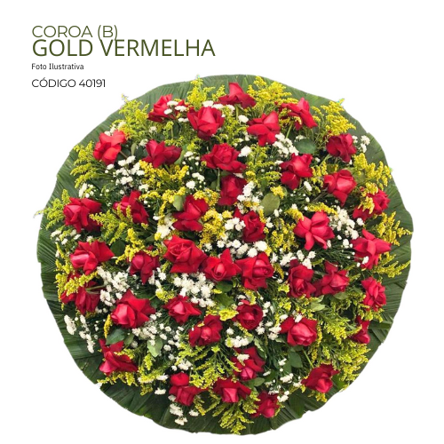 COROA (B) GOLD VERMELHA