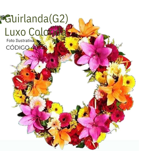 Guirlanda Luxo Colorida