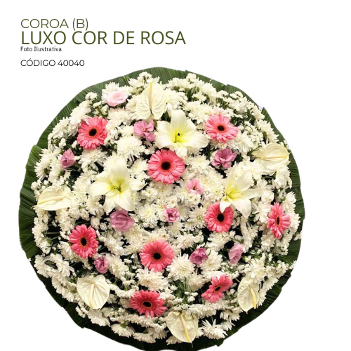 COROA(B) LUXO COR DE ROSA