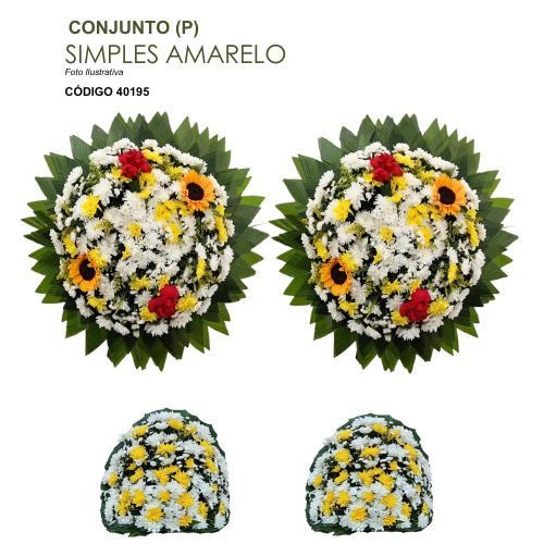 CONJUNTO (P) SIMPLES AMARELO